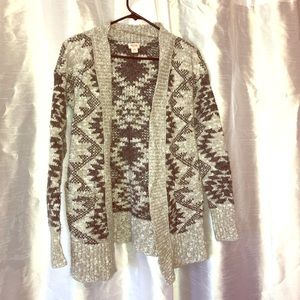Mossimo tribal long sleeve sweater